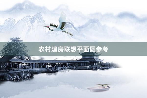 农村建房联想平面图参考